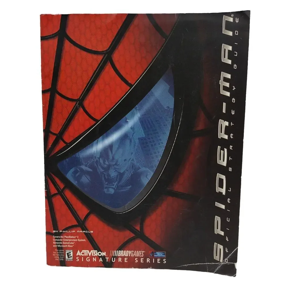 Spider-Man Video Game Official Strategy Guide BradyGames 2002 No Poster
